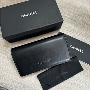 Chanel Black Sunglasses Case & Box